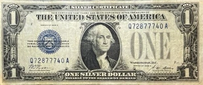 1928 A $1 One Dollar Silver Certificate - Image 1 of 2