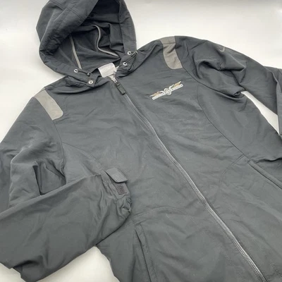 Chaqueta negra de golf Indianapolis Motor Speedway Nike talla 4-6 pequeña Miller Lite Foto 1 de 4