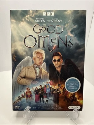 Good Omens (DVD, 2019) Neil Gaiman Jon Hamm David Tenant Michael Sheen OOP - NEW - Image 1 of 4