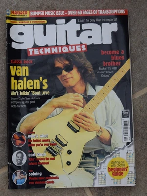 Guitar Techniques February 1999 with CD - Van Halen, Deep Purple - Highway Star - Image 1 of 4