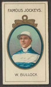 TADDY - BERÜHMTE JOCKEYS 1910 (MIT RAHMEN) PFERDERENNEN - #01 - W. BULLOCK - Bild 1 von 2