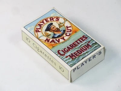 Pacchetto Di Sigarette Vuoto Navy Cut Vintage Del Giocatore (10) Anni '50 - Immagine 1 di 3