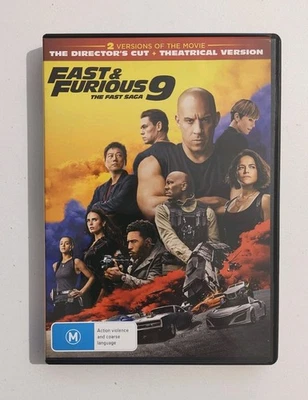 Fast & Furious 9-The Fast Saga Vin Diesel DVD Region 4 VGC Free Postage - image 1 of 4