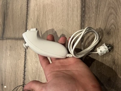 Nintendo Wii Nunchuck White Used - Image 1 of 3