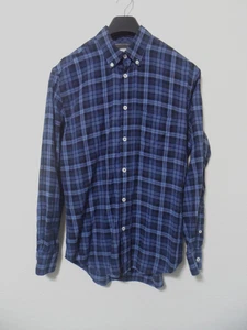 Billy Reid Standard Fit Blue Plaid Button Down Shirt Small - Picture 1 of 10