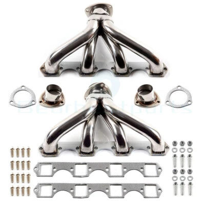 CABEZAL DE CARRERAS DE ACERO INOXIDABLE COLECTOR DE ESCAPE PARA 472 500 CADILLAC BIG BLOCK V8 Foto 1 de 4