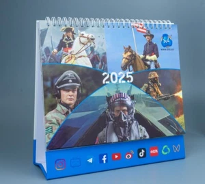 1:6 scale DiD Collector's Edition 2025 Desk Calendar - Picture 1 of 2