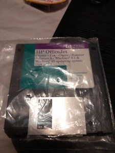 HP OfficeJet 3 1/2" Floppy Discs, Windows 3.1 & 95 SEALED - Picture 1 of 2