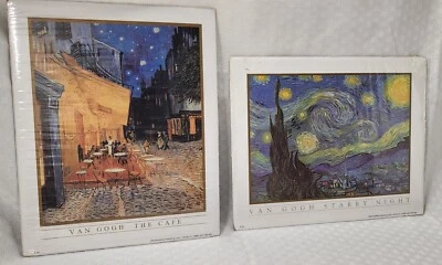 Impresiones artísticas The Café & Starry Night de Van Gogh 8"x 10" - Decoración de pared - Sin marco  Foto 1 de 4