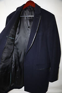 HUGO BOSS Leather Outer Shell Blue Coats, Jackets & Vests for Men 