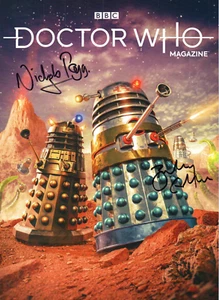 Doctor Who Magazine DWM Issue 562 - Signed by NICHOLAS PEGG & BARNABY EDWARDS - Picture 1 of 1