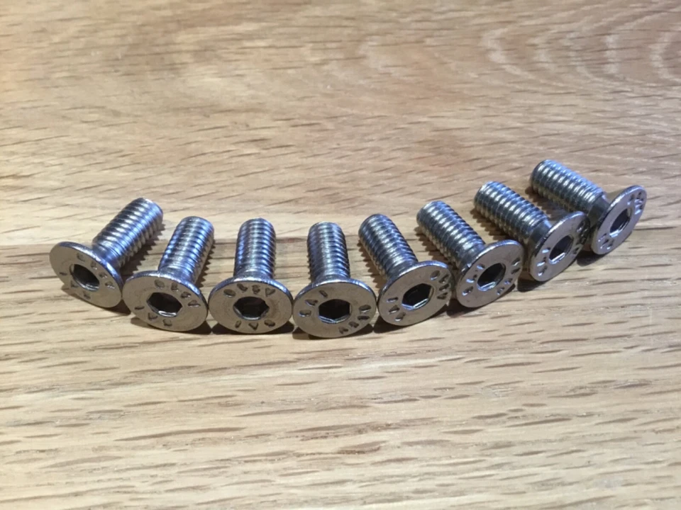 8x Peugeot Stainless Steel Brake Disc Rotor Securing retaining Bolts Screws 16 - Image 1 of 1