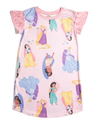 New DIsney Princess Short Sleeve Sleep Gown 6 8 10 - Image 1 of 2