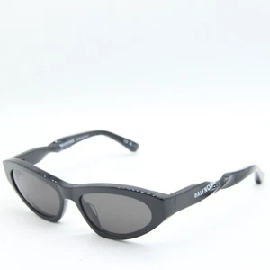 NEW BALENCIAGA BB 0207S 001 BLACK GREY AUTHENTIC SUNGLASSES 54-17 - Picture 1 of 3