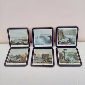 A Stunning Pimpernel Coasters Depicting Scene Of 6 English Cities 4" ENGLAND - Picture 1 of 8