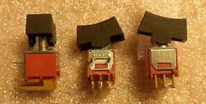 C&K 7201 DPDT Miniature Right Angle Switch Right Angle PC Pin Mount - NEW - Picture 1 of 3