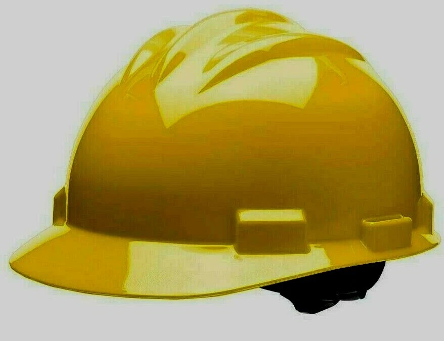 Bullard Hard Hat Head Protection Yellow Standard S61 4pt Ratchet Suspension