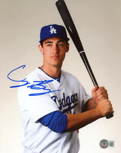 CODY BELLINGER SIGNED 8x10 PHOTO LOS ANGELES DODGERS ALL STAR MVP BECKETT BAS