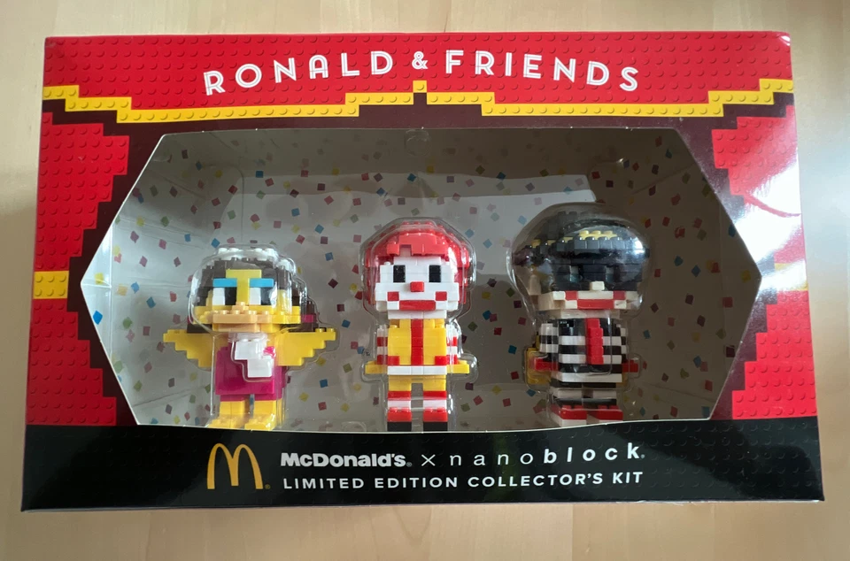 McDonald’s Nanoblock 45th Anniversary Limited Edition Collection Blocks Japan  - Image 1 of 3