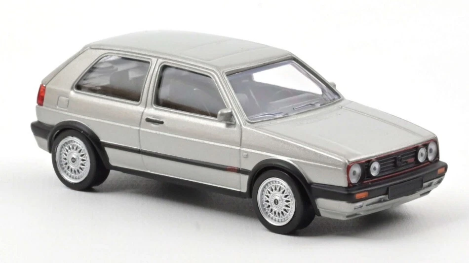 1 43 VW Golf II GTI G60 VOLKSWAGEN Argento Jet Car Norev Diecast 840066