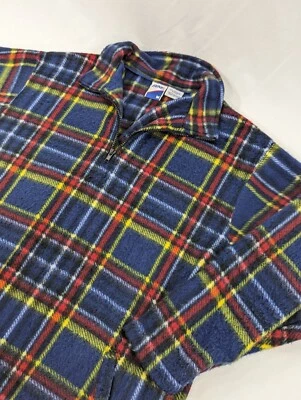 Camisa Unisex BIKE Cuarto Cremallera Mediana Multicolor Cuello Cuadros Vellón Foto 1 de 4