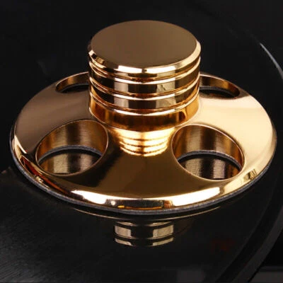 Tocadiscos Estabilizador de Disco Peso de Disco HiFi Dorado para Reproductor de Discos de Vinilo LP Foto 1 de 4