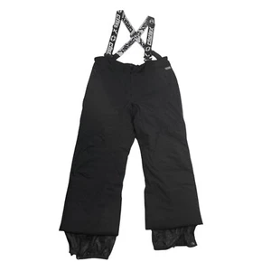 Castle X Insulated Snow Bibs Thinsulate Clip Off Pants Women’s Size XL Black - Picture 1 of 16