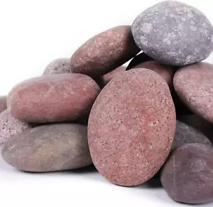20LB Smooth Pebbles River Rocks for Landscaping, 100% Natural Hand-Picked Premiu - Picture 1 of 12