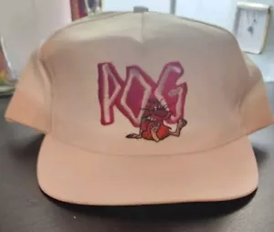 Vintage 1994 NEW Oldstock POG Pogs White Snapback Embroidered Hat RARE USA MADE - Picture 1 of 5
