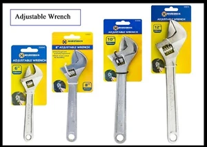 Verstellbarer Schlüsselschlüsselschlüssel 6"" 8"" 10"" 12"" metrische Waage starker Griff GESCHMIEDET - Bild 1 von 14