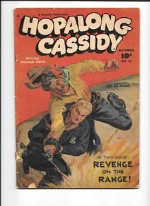 Hopalong Cassidy #37 Fawcett Publications 1949 Nice Looking VG 3.5 Painted Cover - Picture 1 of 2