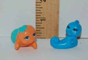 Polly Pocket Pet Animals Shimmer & Splash Crab Seahorse Sea Animals Accessories - Picture 1 of 6