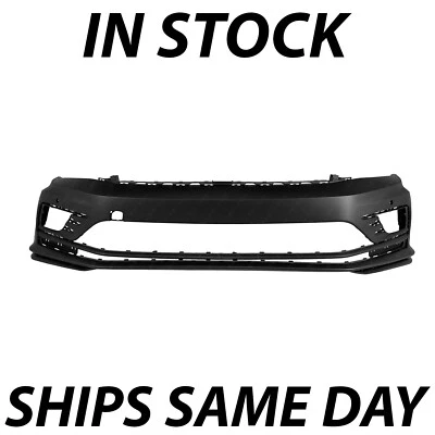 NEW Primered Front Bumper Cover for 2016 2017 2018 Volkswagen Jetta GLI w/ Park - Image 1 of 4