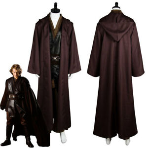 Star Wars Jedi Anakin Skywalker Sith Darth Vader Cosplay Costume Cape Full Set