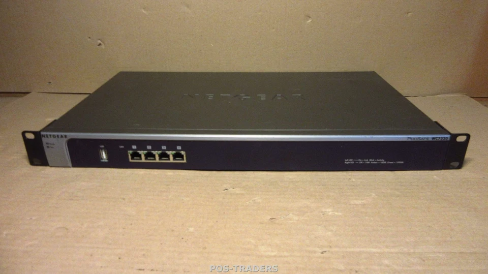 NETGEAR WC7520 ProSafe 20-AP Wireless Controller Dual Radio 4-Ports  + RACK EARS - Bild 1 von 3