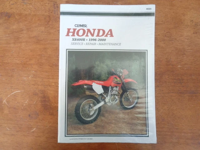 Nuevo manual de servicio-reparación-mantenimiento Clymer Honda XR400R 1996-2000 M320 Foto 1 de 1
