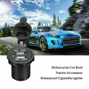 Chargeur Secteur Voiture Fiable avec Deux Ports USB pour Motos et Tracteurs - Photo 1 sur 12