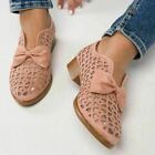 Womens Hollow Out Sandals Flat Slip On Shoes Pumps Casual Comfy Loafers Shoes