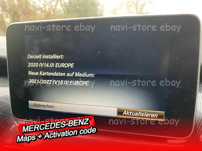 Mercedes Benz Europe Comand NTG 5s2 Map Update + Activation Code v15 2021-2022 - Bild 1 von 4