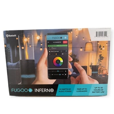 Altavoz Bluetooth Fugoo Inferno Interior/Exterior y Linterna de Llama Real - NUEVO Foto 1 de 2