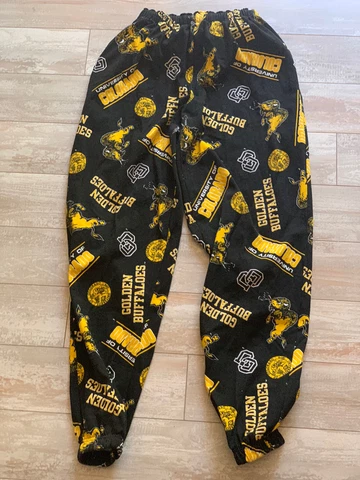 University of Colorado Golden Buffaloes Pajama Pants - Size Small Cover