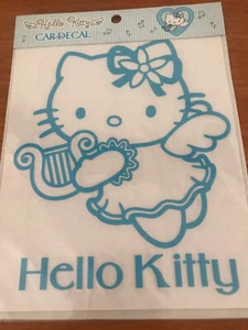 Adesivo decalcomania auto angelo Hello Kitty Sanrio 2001 vintage da collezione - Foto 1 di 6