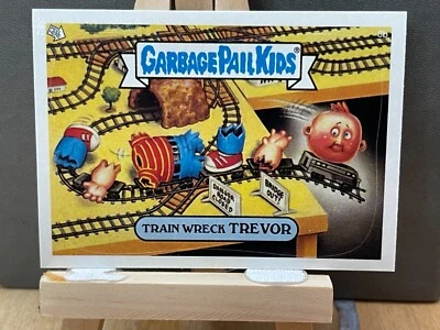 Train Wreck Trevor 2003 Topps Garbage Pail Kids Trading Card Sticker 8b - Image 1 of 2