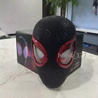 Stock Miles Morales Spider Man Mask Moving Arachno Eyes Remote Ring Control Mask