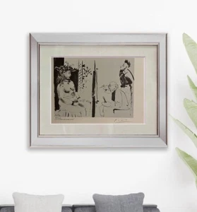 Pablo Picasso $ Orig. Litografía firmada a mano + certificado de autenticidad y valoración de $3,500%=. - Imagen 1 de 12