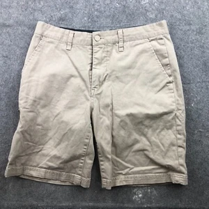 Converse Shorts Mens 30 Khaki Beige Flat Front Skate Chino Casual 9" Inseam * - Picture 1 of 9