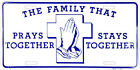 Hangtime The Family that Prays together stays together Religious license plate