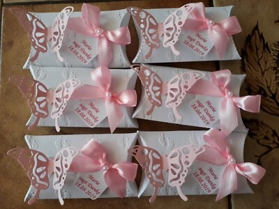 Gastgeschenke Mandeln Schmetterling Taufe Kommunion Babyshower Kinder Geburtstag