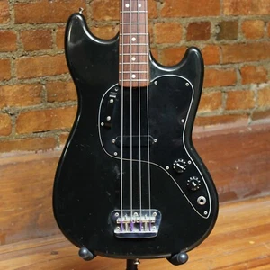 Fender Musicmaster Bass 1978 Black - Picture 1 of 10