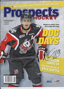 Freddie HAMILTON Signed PROSPECTS Magazine ICE DOGS Sharks - Picture 1 of 1